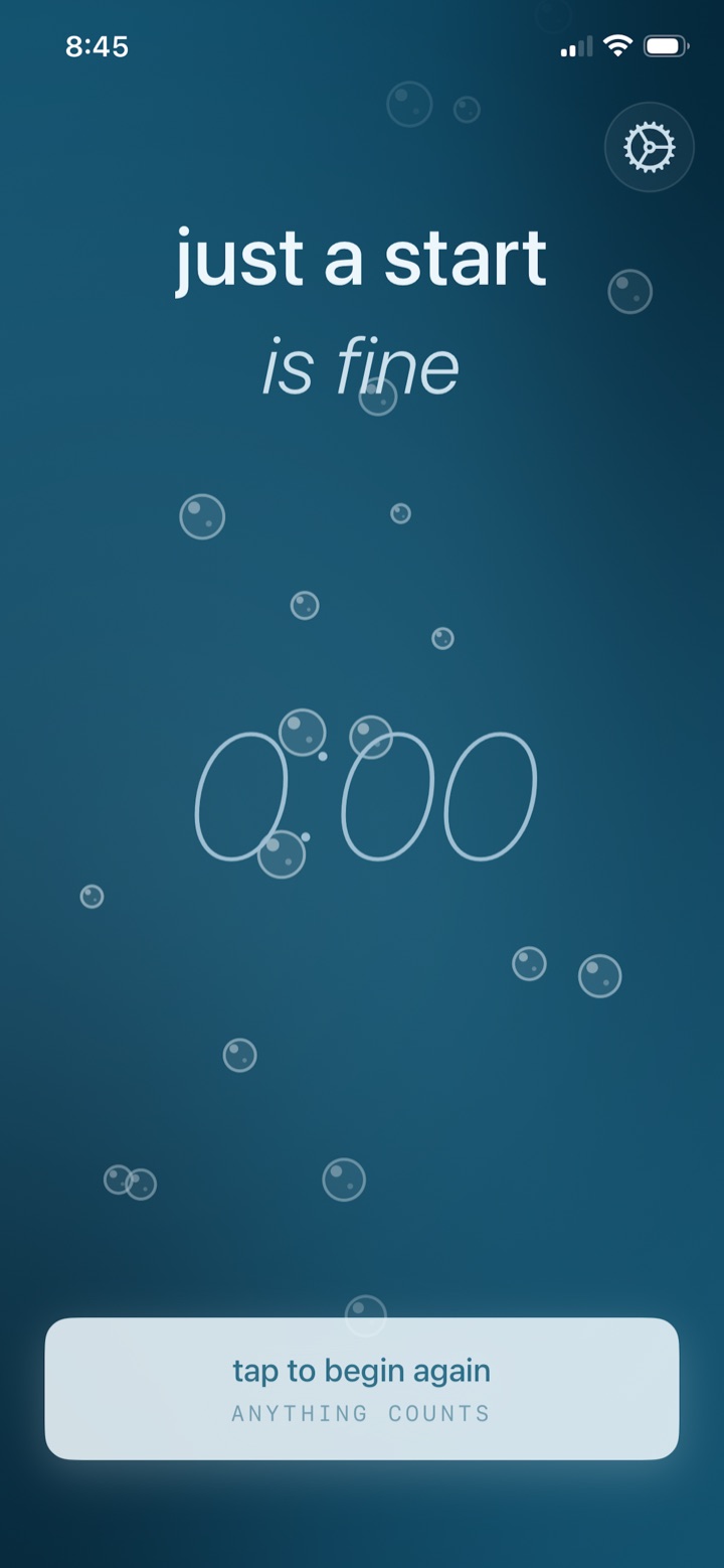 The bubbles theme